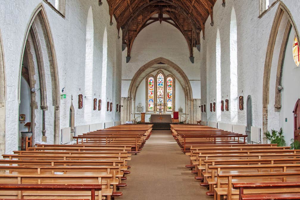 Interior of Duiske Abbey, Graiguenamanagh, County Kilkenny
