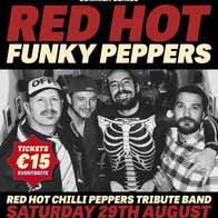 The Bloody Stream Summer Series - Red Hot Funky Peppers - a Red Hot Chilli Peppers tribute band! Saturday 29th August, doors open 7pm, show starts 8pm, ticket price includes complimentary house drink. Over 18s only.