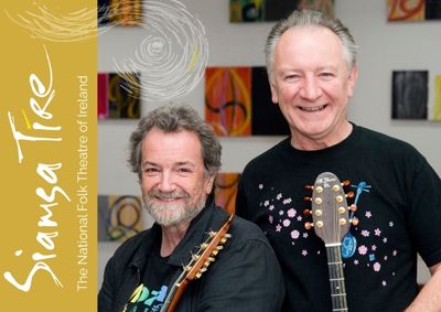 Andy Irvine & Donal Lunny Legends of Irish Music, live on stage at Siamsa Tíre, Tralee, Co. Kerry.