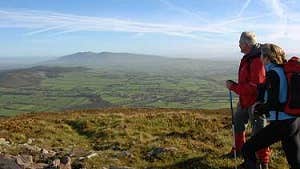 Walkers in the Ballyhoura Mountains