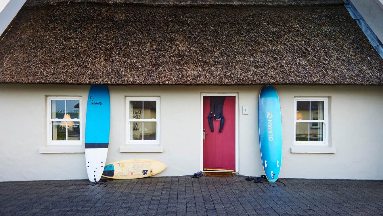 Front view of the house