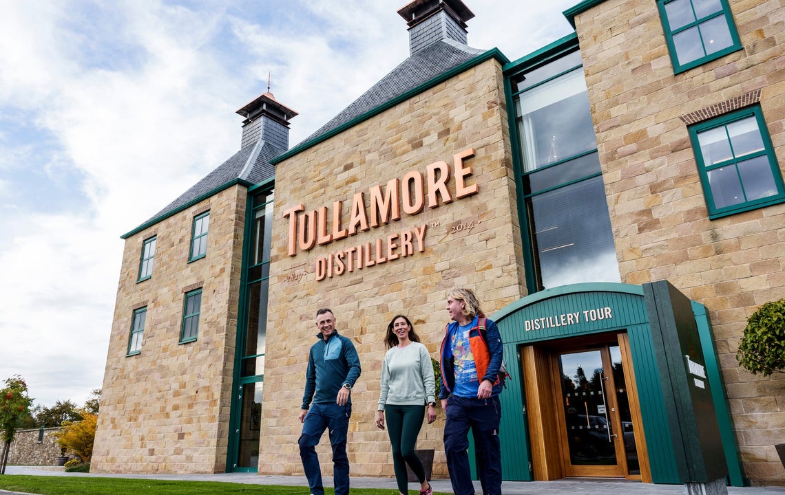 Exterior view of Tullamore Distillery