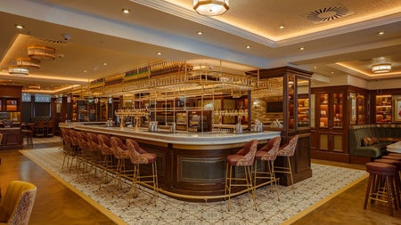 Bar area with chairs
