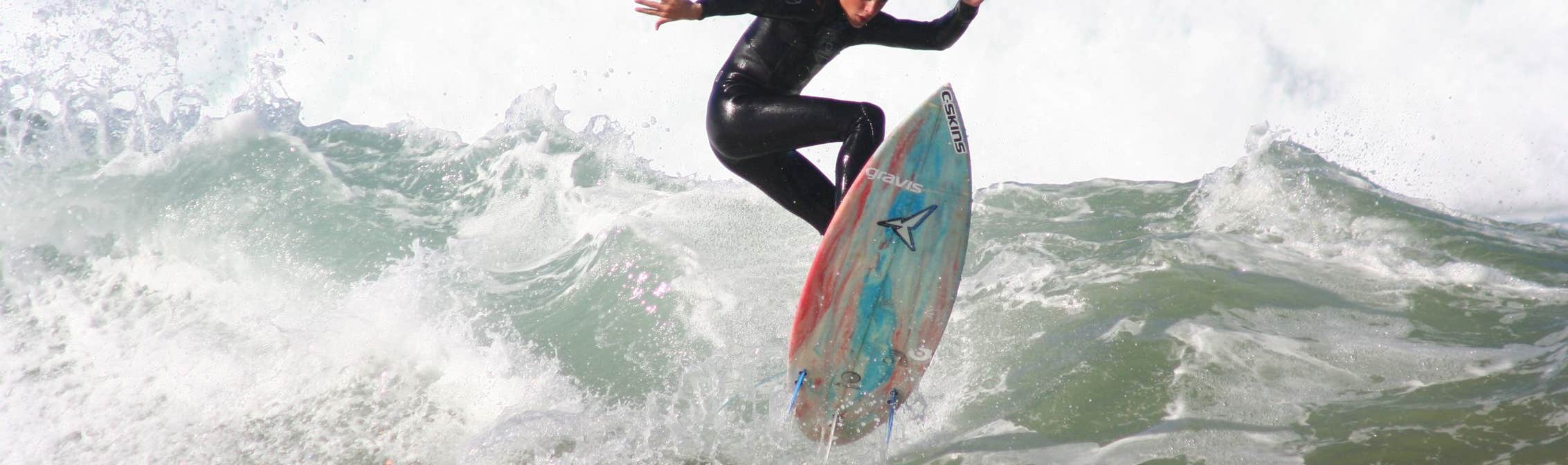 Surfer in Louisburgh in County Mayo
