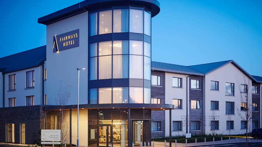 Front view of the hotel