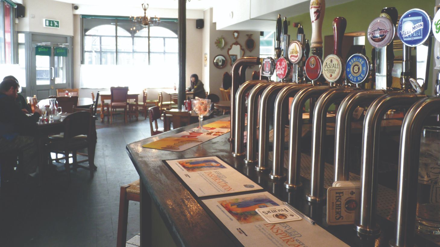 Beer lovers will enjoy the huge range of beers at The Black Sheep.