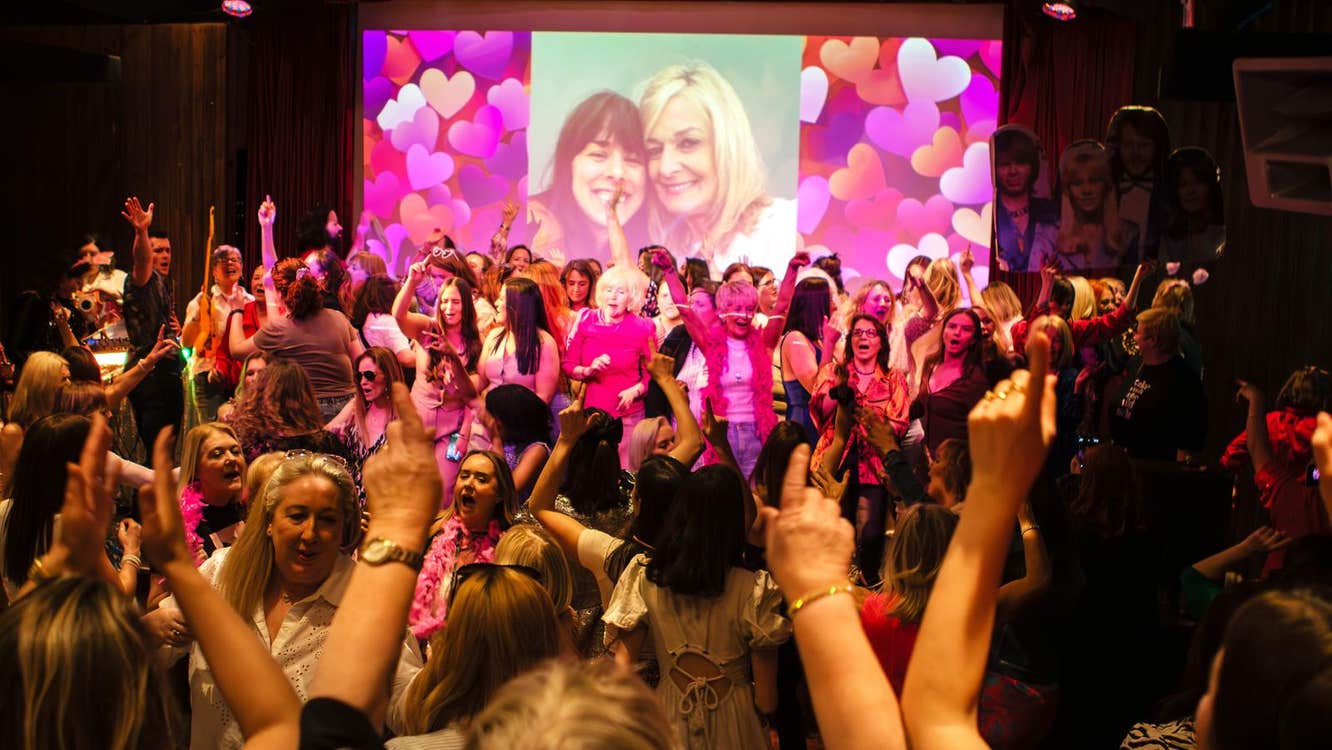 Revellers at 2025 Mammy Mia event