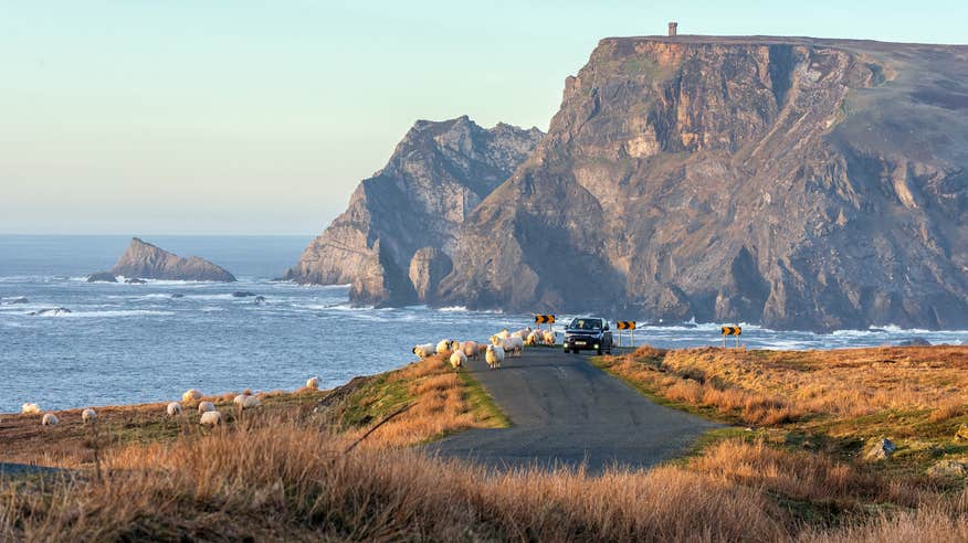 The road in Glencolmcille.