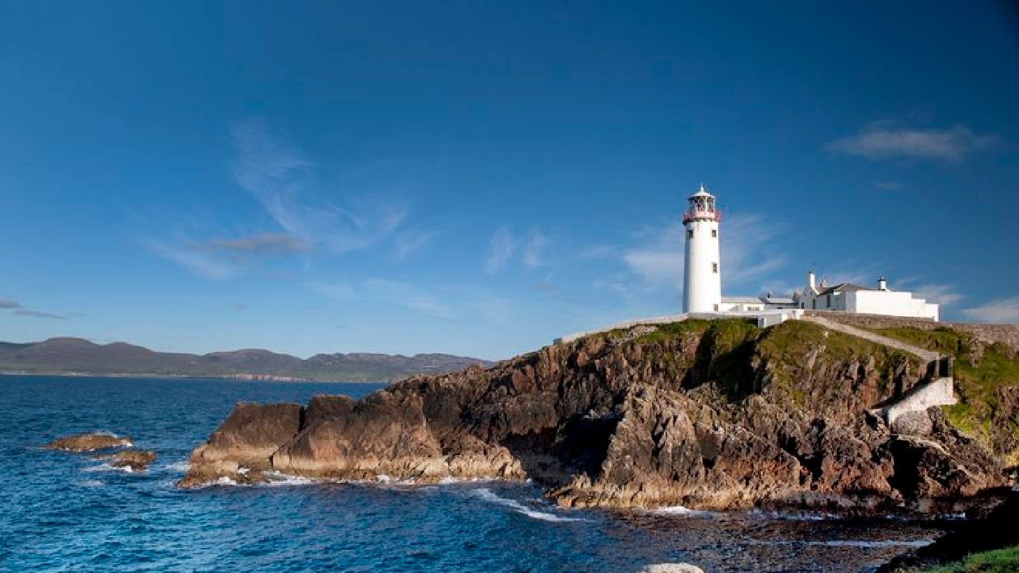 Soak up stunning views at Fanad Head Lighthouse.