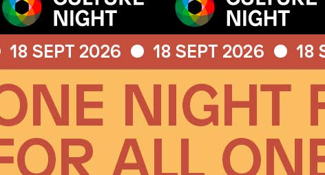Culture Night 18 September 2026