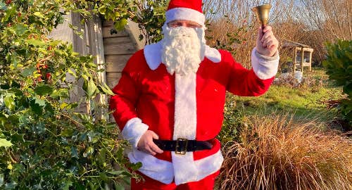 The Organic Centres Sustainable Christmas Santa will be visiting on the day
