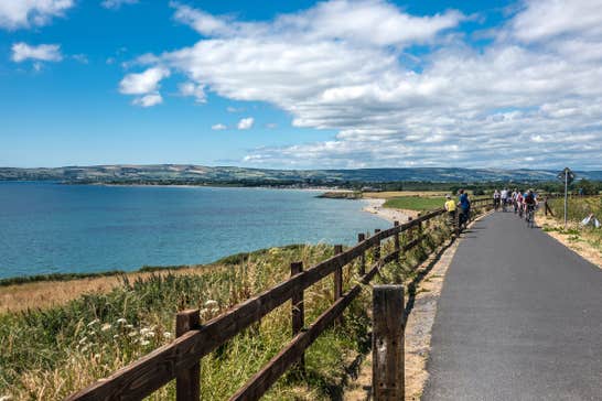 A sunny day beside the sea on Waterford Greenway, Waterford