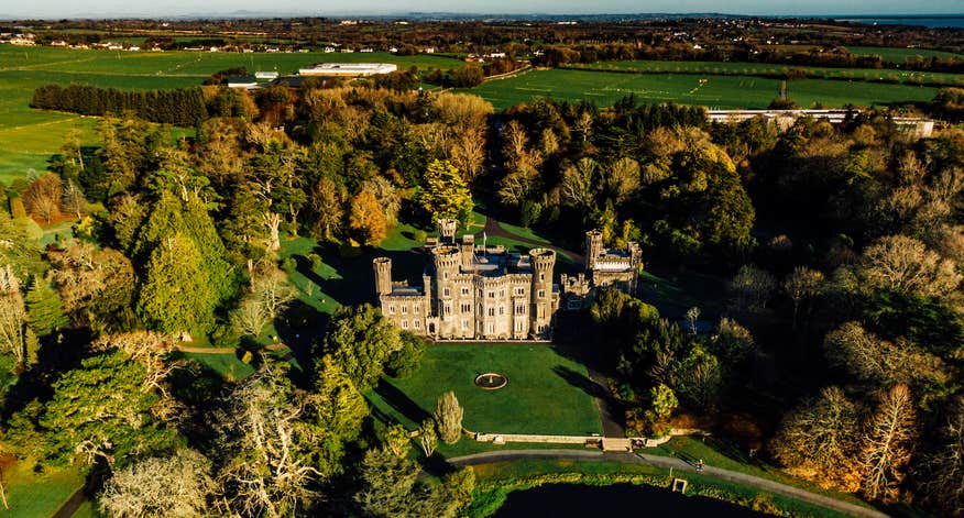 Aerial view of Johnstown Castle Estate in Co Wexford