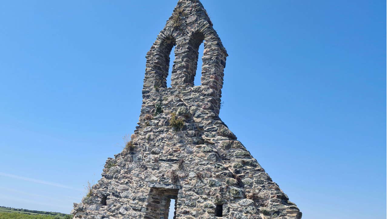 Church ruins along the Norman Way