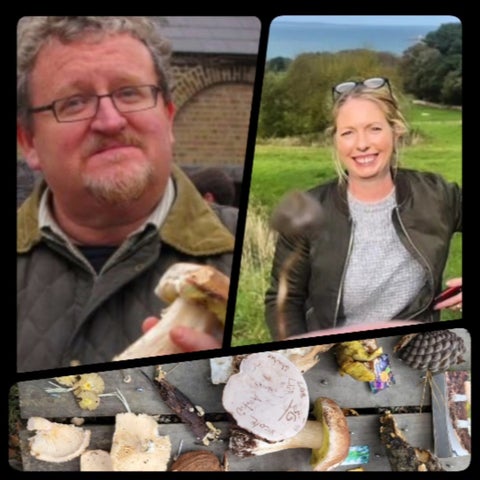 Bill O'Dea Mushroom stuff & Nicole Howth Foraging