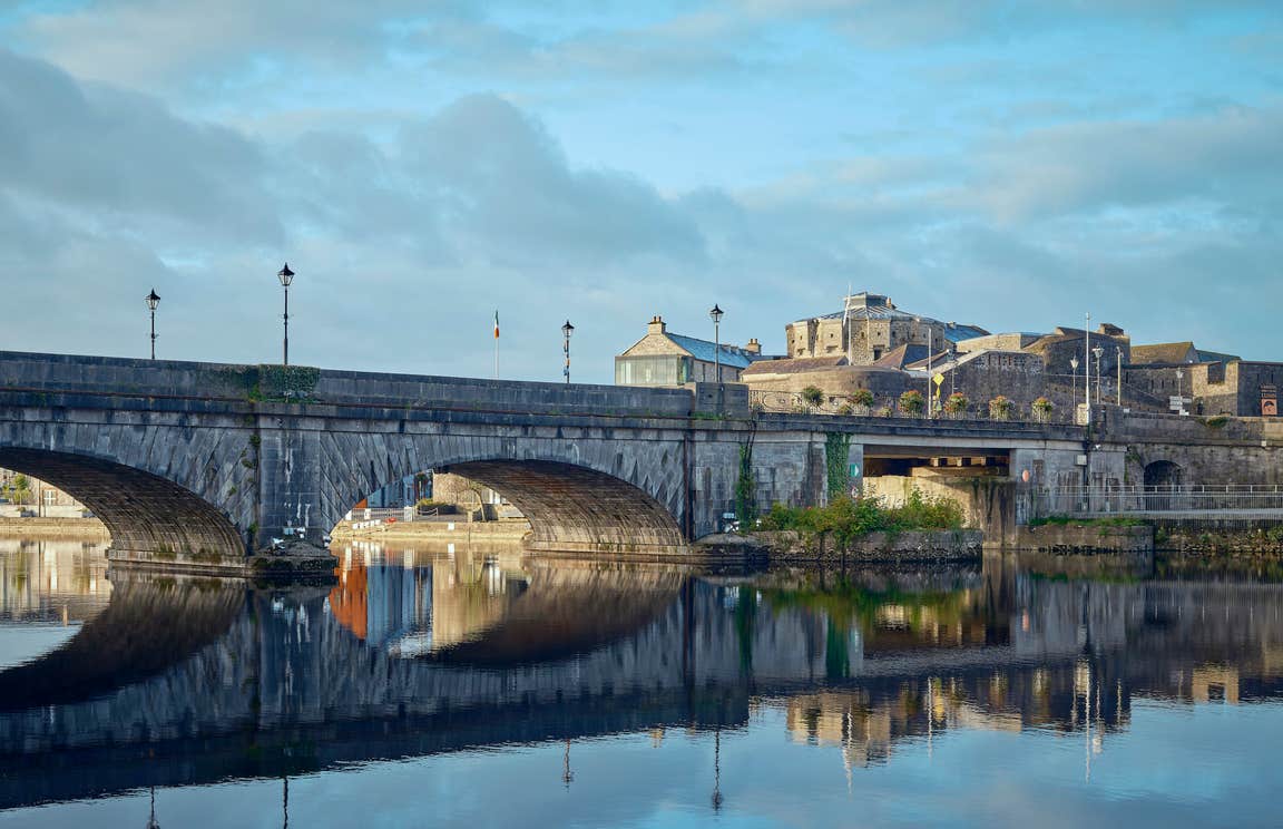 The River Shannon in Athlone in County Westmeath