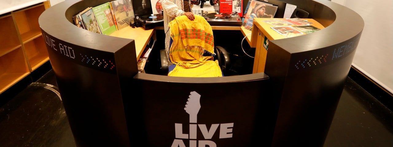 Seanchoíche Dublin at Live Aid Exhibition