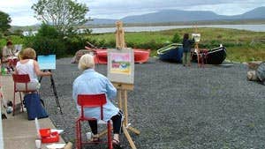 Art Class at Dánlann Yawl Art Gallery
