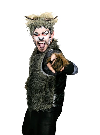 Actor Johnny Ward as The Wolf in Little Red & The Big Bad Wolf at The Civic Theatre this Halloween