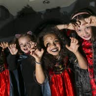 children engaging with Halloween fun at Collins Barracks!