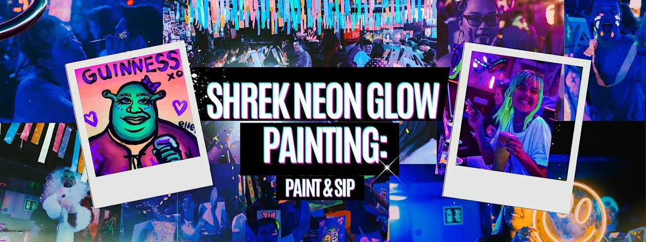 Paint A Canvas Using Florescent Paint With Music And Prizes! Our team will take each person step by step into creating a masterpiece with no experience necessary. Create a painting under UV Lights and do something very different.