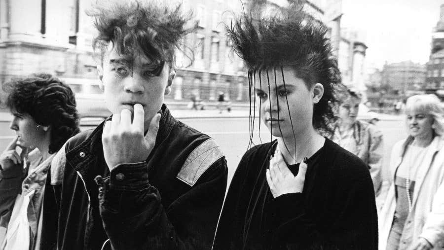 Image from A New Form of Beauty exhibition. Dave Farrell- College Green 1988.