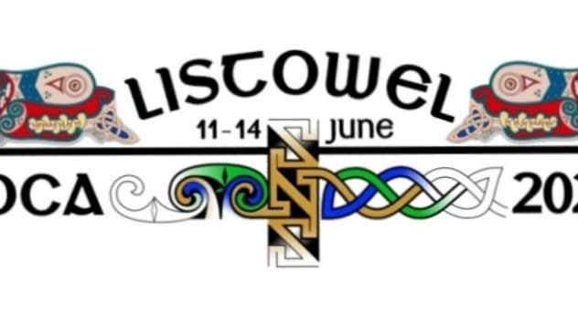 Official logo of the IDCA Listowel Celtic Arts Weekend