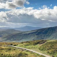 Hikers in Wicklow Mountains National Park in Co Wicklow