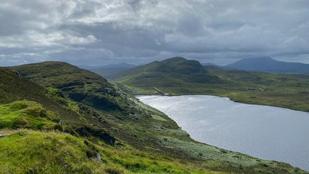 Lake views of the Wicklow Mountains National Park