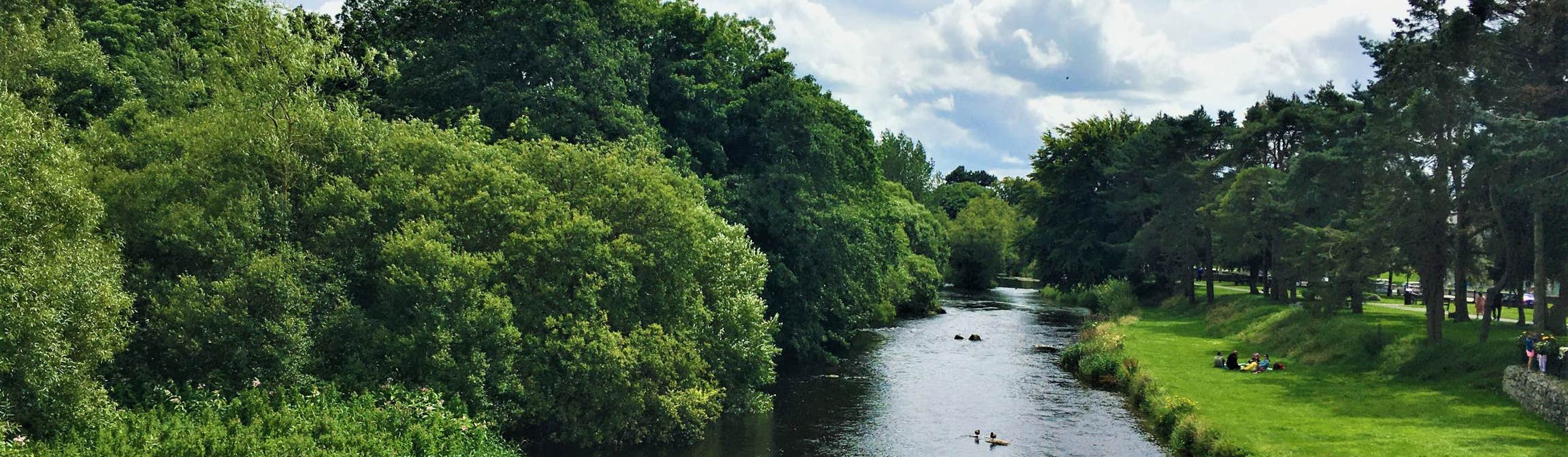 Image of the River Liffey in Newbridge in County Kildare