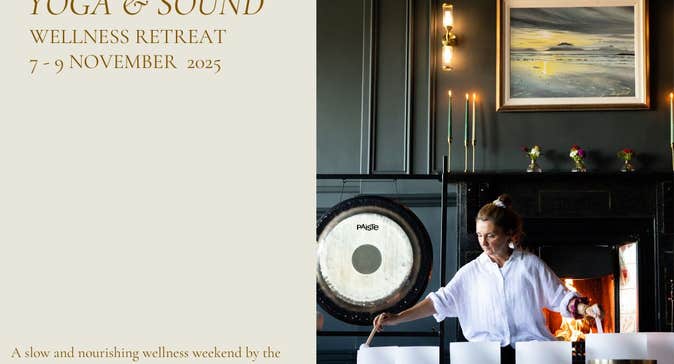 Rest & Relax on Th eWild Atlantic Way.A slow and nourishing wellness weekend by the ocean to rest and rejuvenate. Join us to experience daily Yoga, Breathwork, Sound Bath Journey, Evening Yoga Nidra Meditations and Seaweed Bath Experience