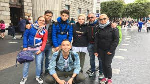 Group photo of walkers