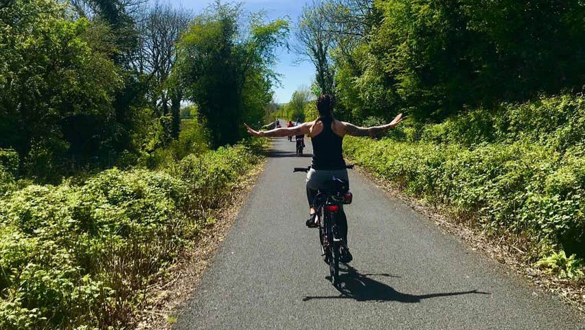 Handsfree at Waterford Greenway Cycle Tours and Bike Hire Dungarvan County Waterford