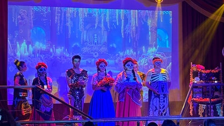 This night isn’t just about performance — it’s about connection, culture, and celebration. Expect great music, proper dancing, wonderful people, and a vibrant atmosphere. Stunning re-mastered visuals.A vibrant tribute to Día de los Muertos