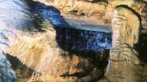 Rock formations inside Dunmore Cave, Kilkenny