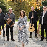 Danú, one of Ireland's leading trad bands pictured with their instruments