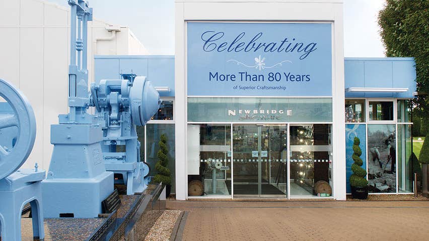 Exterior of Newbridge Silverware Visitor Centre at Newbridge in County Kildare