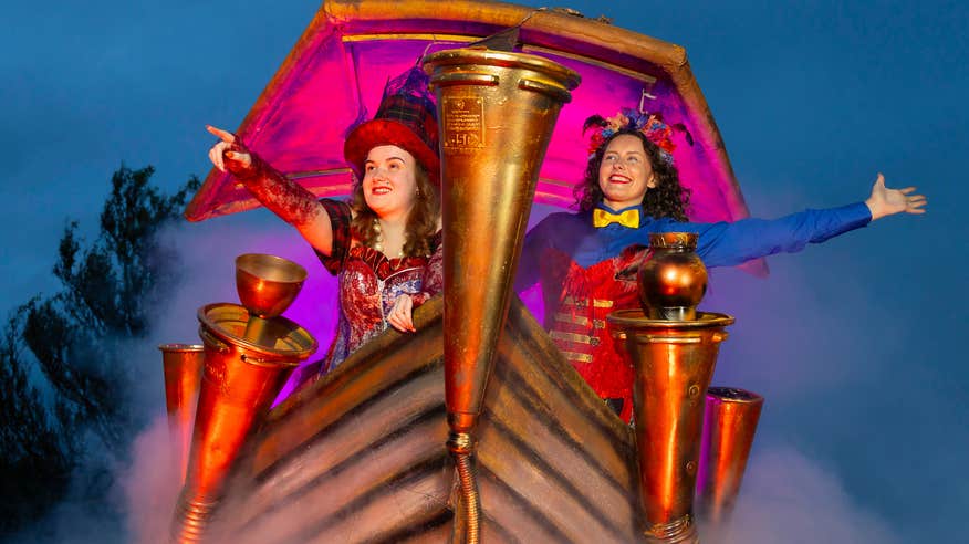 Performers in the 2024 Spraoi International Street Arts Festival in Co Waterford