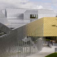 The aluminium clad exterior of the Regional Cultural Centre in Letterkenny