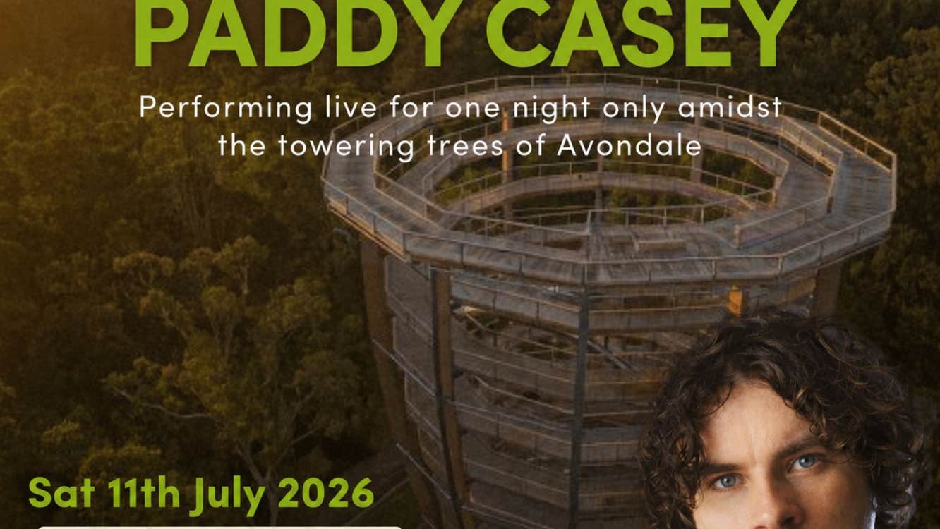 An evening with Paddy Casey performing live for one night only amidst the towering trees of Avondale Forest Park. Pre performance reception in Walled Garden from 1800 with drinks and snacks available.Gates open at 1900 Show starts at 2000