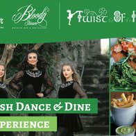 Learn Traditional Irish dancing followed by a 3 course meal at The Bloody Stream in Howth!