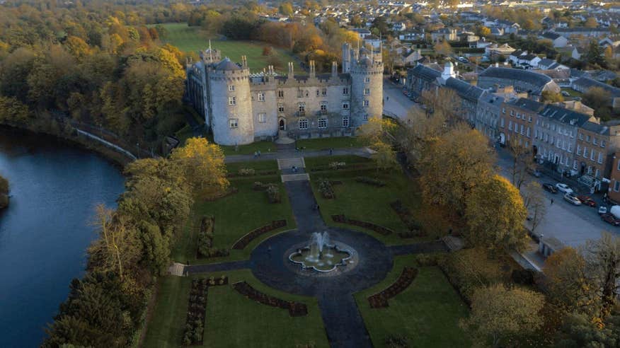 Kilkenny Castle aerial view