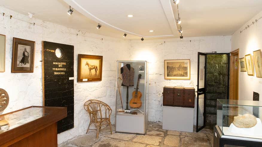 The exhibit in the James Joyce Museum in Co Dublin