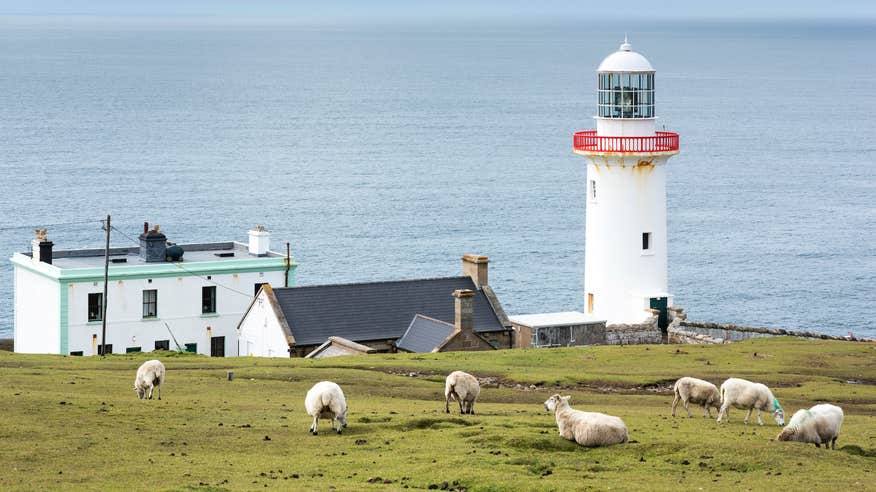 Arranmore Lighthouse in Co Donegal