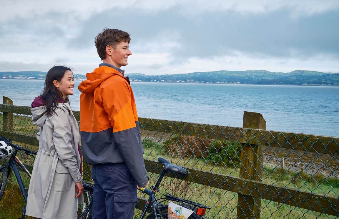 People on the Carlingford Greenway in Louth