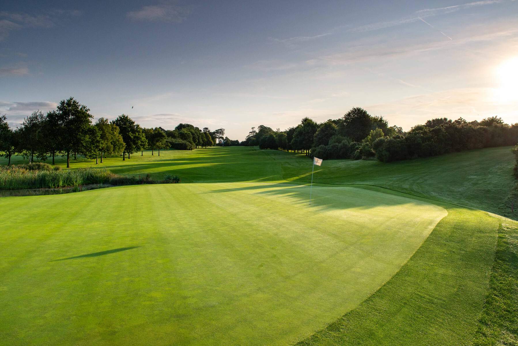 View of the golfing greens at Luttrellstown Castle Resort.