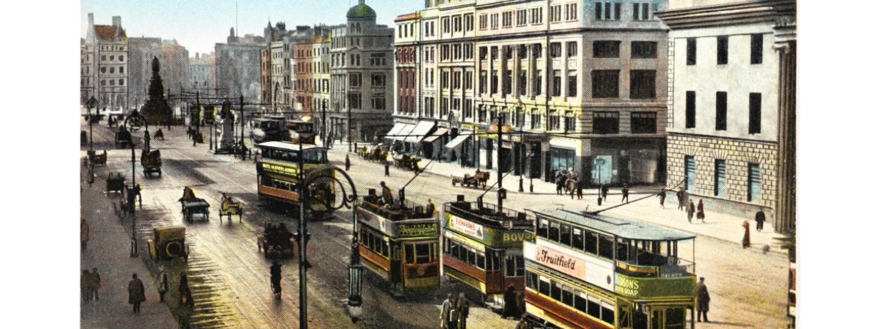O'Connell Street Postcard, c. 1930-1960s