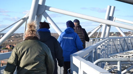 Visitors on Dublin's Daughters Skyline Tour