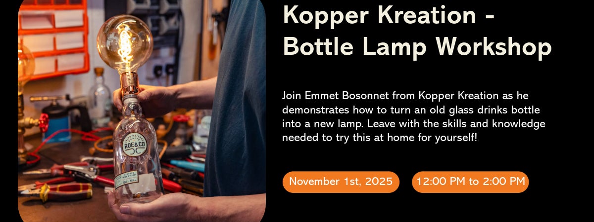 Kopper Kreation - Bottle Lamp Workshop