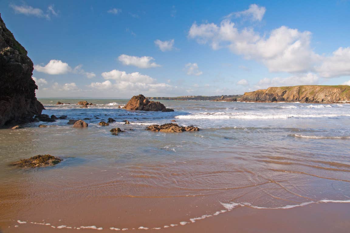 Image of Annestown beach in County Waterford